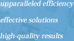 unparalleled efficiency,effective solutions,high-quality results